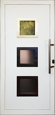 Haustürfüllungen mit Verglasung